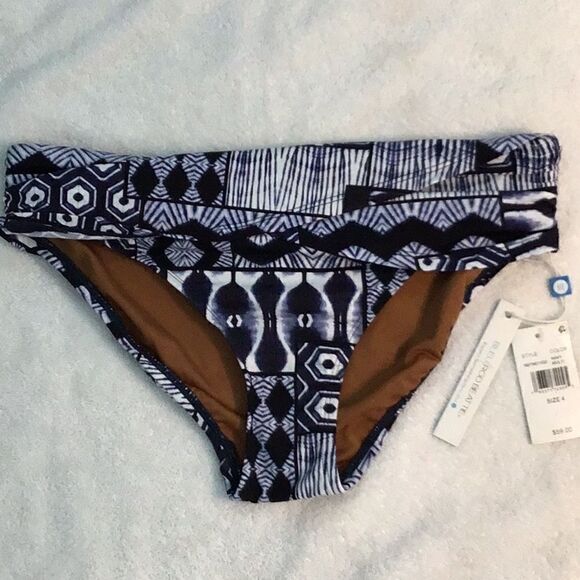 Bleu Rod Beattie Island Time Sarong Hipster Bikini Bottoms - Picture 2 of 6